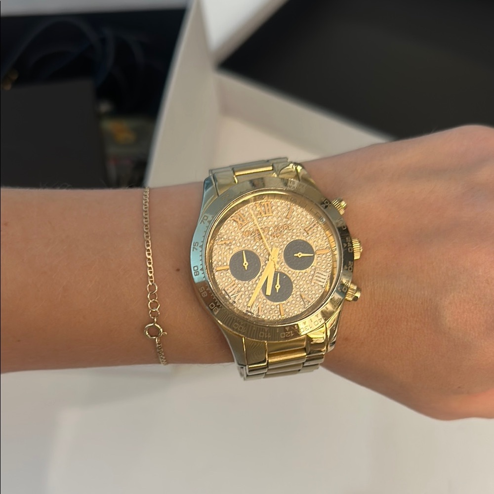 Michael Kors Gold Chronograph Watch